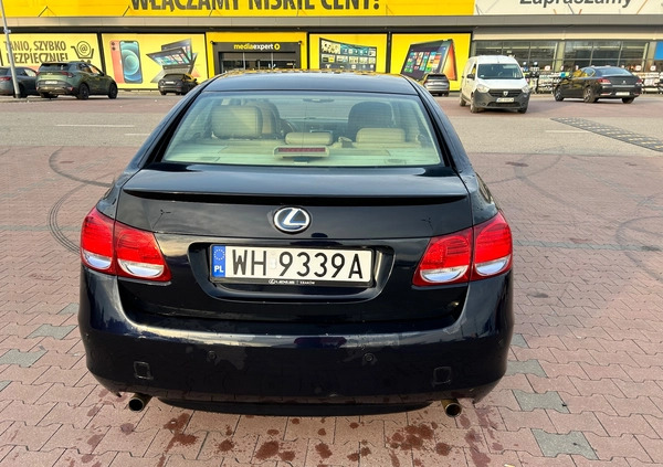 Lexus GS cena 54000 przebieg: 386000, rok produkcji 2008 z Warszawa małe 56